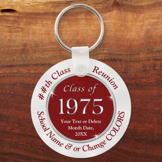 Bourgondië en Witte Klasse van 1975 Geschenken, Sl Sleutelhanger (Voorkant)