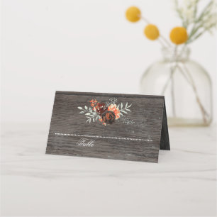 Bourgondië Floral String Lights Rustiek hout