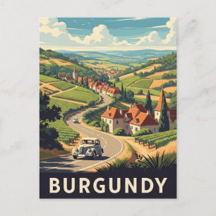 Bourgondië Frankrijk Reizen Briefkaart