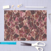 Bourgondië Rood Chic Abstract Bruidsuitnodiging Tissuepapier (Craft)