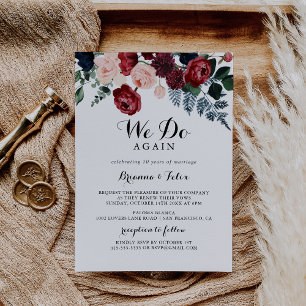 Bourgondië Roze Marine Bloemen doen we opnieuw gel Kaart