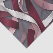 Bourgondisch Abstract lint Tissuepapier (Detail)