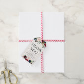 Bourgondisch boeket | VRIJGEZELLENFEEST | Dank u Cadeaulabel (Met Touw)