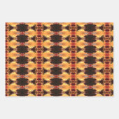 Bourgondisch goud en rood inpakpapier vel (Voorkant)