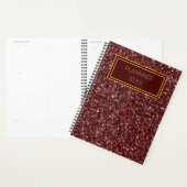 Bourgondisch goud print minimalist  planner (Display)
