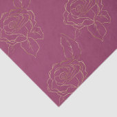 Bourgondisch goud Roos Tissuepapier (Detail)