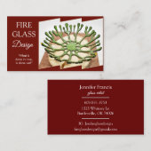 Bourgondisch horizontaal Visitekaartje (Voorkant / Achterkant)