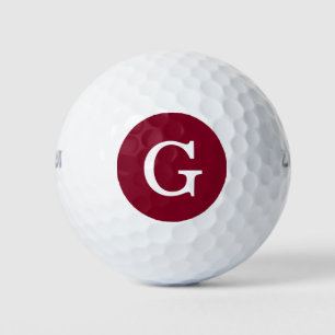 Bourgondisch Initiaal monogram Golfballen