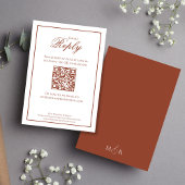 Bourgondisch kalligrafie script RSVP Elegant