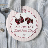Bourgondisch lingerie douche bruidsfeest cadeautje ronde button 6,0 cm (In situ)