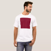 Bourgondisch rood t-shirt (Voorkant volledig)