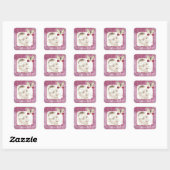  Bourgondische Baby Foto Stickers (Vel)