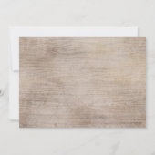 Bourgondische bloem bruidsdankjeshouder in metselp bedankkaart (Achterkant)