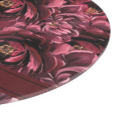 Bourgondische Bloem Elegantie Snijplank (Hoek)