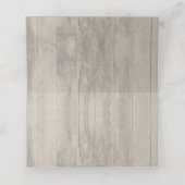 Bourgondische bloemen rustieke houten bruiloft (Binnenkant ongevouwen)