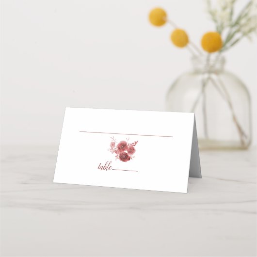 Bourgondische bloemenbruiloft (Voorkant)