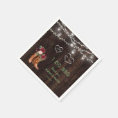 Bourgondische Blush Bloemenkowboylaarzen Na I DO B Servet (Hoek)