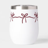 Bourgondische boog bruidsmeisje gepersonaliseerde  (Achterkant)