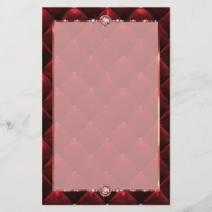 Bourgondische glamour romantische briefpapier