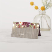 Bourgondische kant en rustieke bloemen (Voorkant)