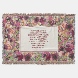 Bourgondische Koraal Bloemrijke Bijbelvers Timothy Deken