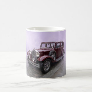 Bourgondische luxe sedan uit de jaren 30 koffiemok