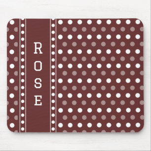 Bourgondische polka stippen muismat