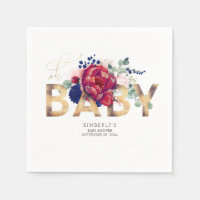 Bourgondische rode bloemen en gouden typografie