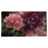 Bourgondische Rozen geschilderd in oude Nederland Kussensloop (Voorkant-Rechts)