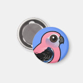 Bourke's parkiet magneet (Voorkant / Achterkant)