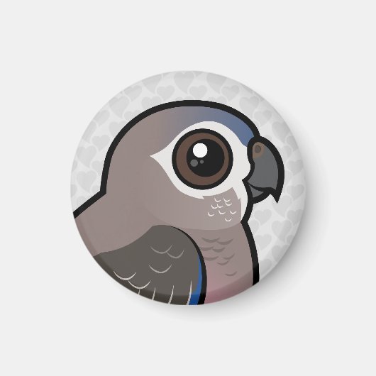 Bourke's Parrot Magneet (Voorkant)