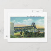 Bourne-brug over het Uitzicht van het Kabeljauwkan Briefkaart (Voorkant / Achterkant)
