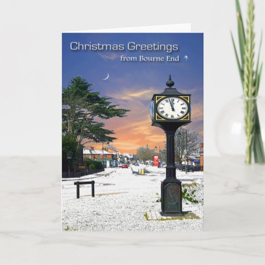 Bourne End Christmas Kaart (Voorkant)