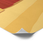 Bournemouth Beach Dorset Seaside Travel Poster (Coin)