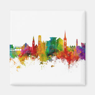 Bournemouth England Skyline Magneet