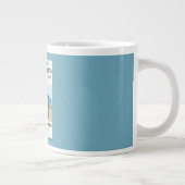 Bournemouth Retro Seaside Extra Grote Beker (Rechts)
