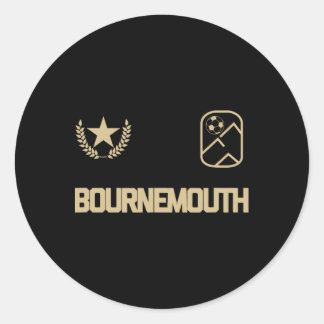 Bournemouth Soccer Jersey  Ronde Sticker