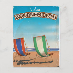 Bournemouth vintage reisposter briefkaart