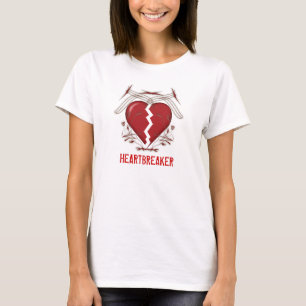 Bourreau des coeurs : T-shirt blanc de dames :