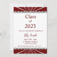 Bourse de graduation Maroon Invitation 2023