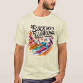 "Bourse de recherche en T-shirt multicolore (Devant)