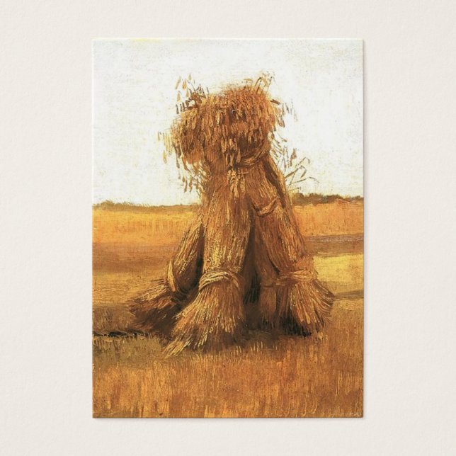 Bourses de blé dans un champ, Vincent van Gogh (Devant)