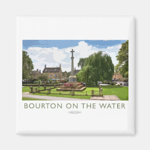 Bourton op het Poster van de waterspoorweg Magneet