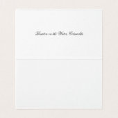 Bourton sur l'eau Carte Cotswolds Arbre de Noël (Inside Unfolded)