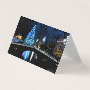 Bourton sur l'eau Cotswolds Arbre de Noël