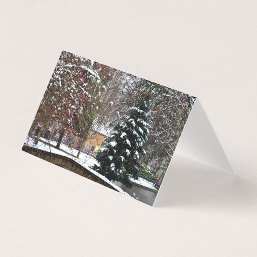 Bourton sur l'eau Cotswolds Arbre de Noël (Front)