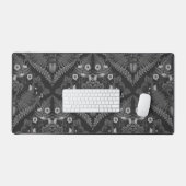 Bousier et fougères, en noir et blanc (Clavier et souris)