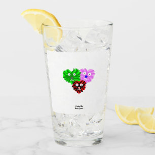 Boussole en verre à coeur flou