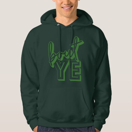 Bout Ye, Northern Irish Greeting Dialect Hoodie (Voorkant)