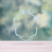 Bouteille à monogramme aquarelle (Neutre)